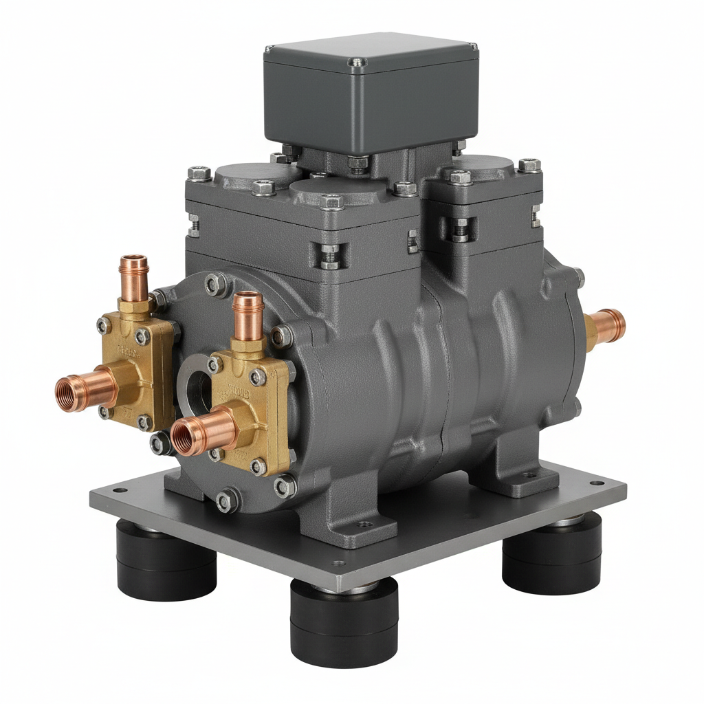 SRMtec RW5-L110 Halbhermetischer Schraubenkompressor 370 PS 110 KW – Niederdruck