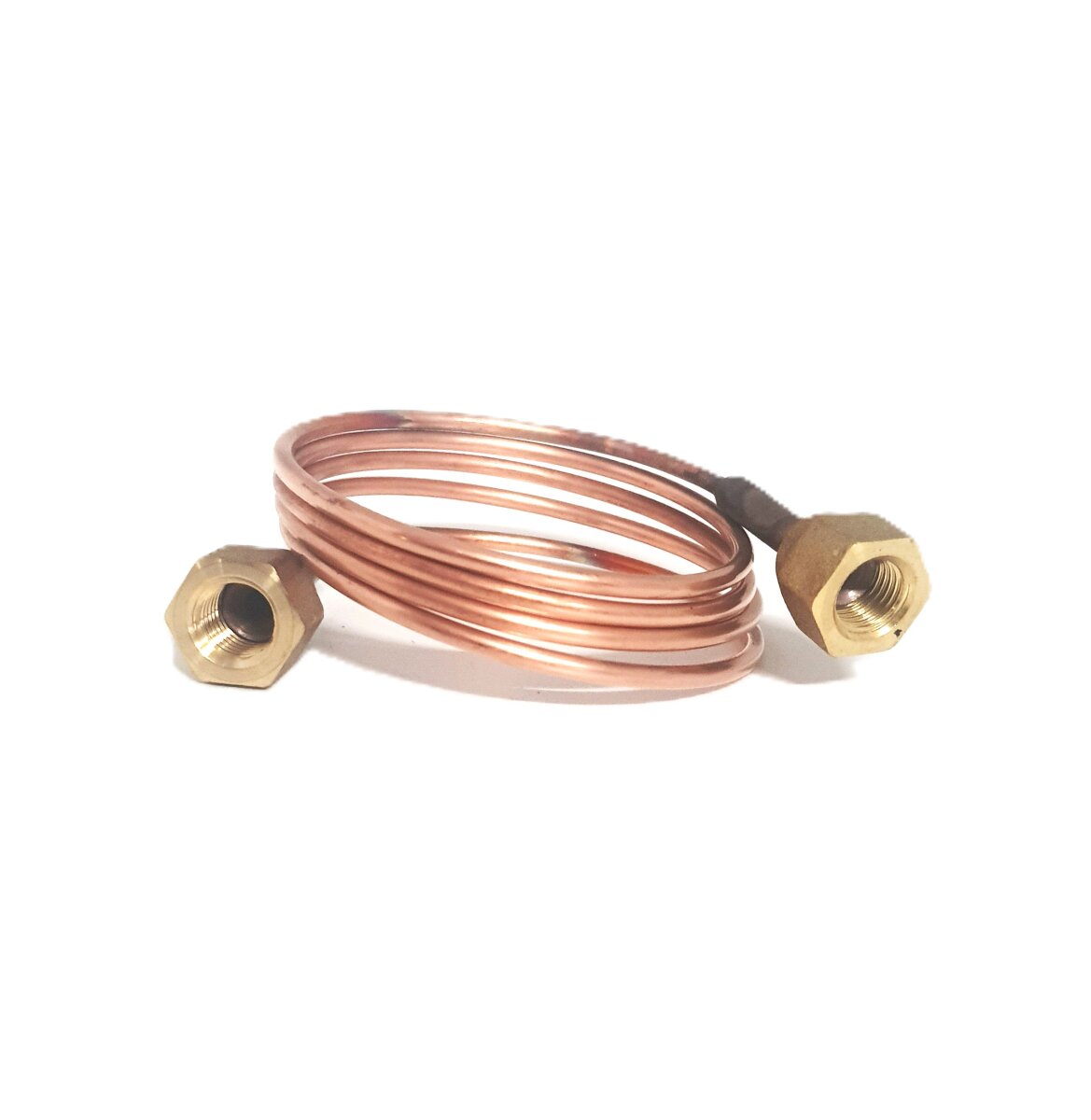 Kapillarrohr 1/4" (6,35mm) 90cm ohne Schrader mit Muffen